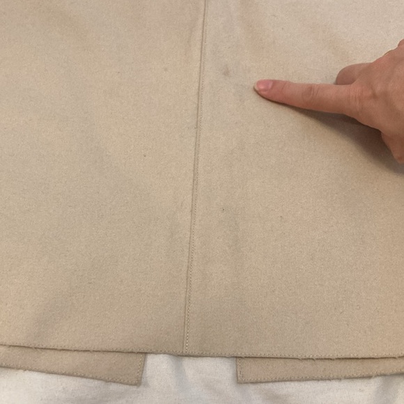 Rare! Gucci Italian Vintage Wool Tailored Pencil Skirt Beige Size 42 (US 6) - Picture 15 of 16